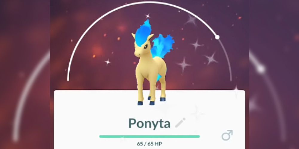 Shiny Ponyta in Pokemon GO