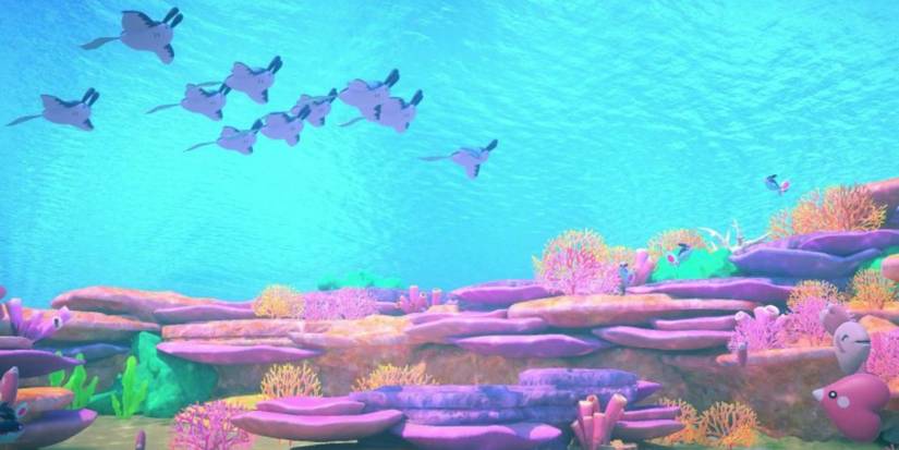 new pokemon snap underwater mantine luvdisc alomomola