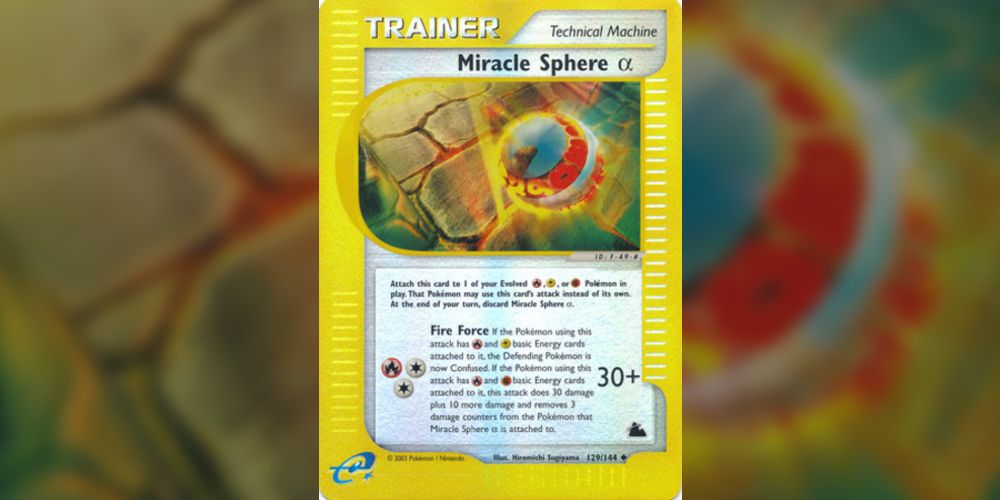 trainer tm card that deals damage and heals the user.