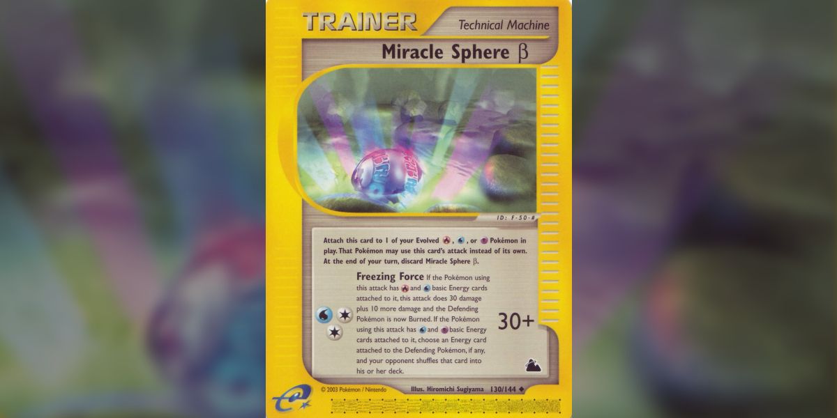 trainer tm card that can deal damage and do secondary effects.