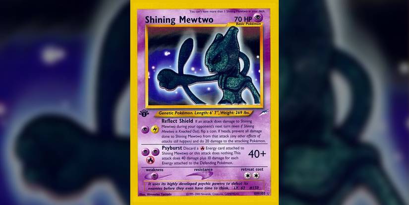 psychic mewtwo card with decent mvoes.