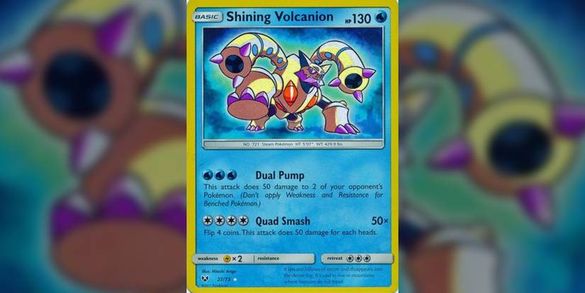 strong legednary water pokemon card.