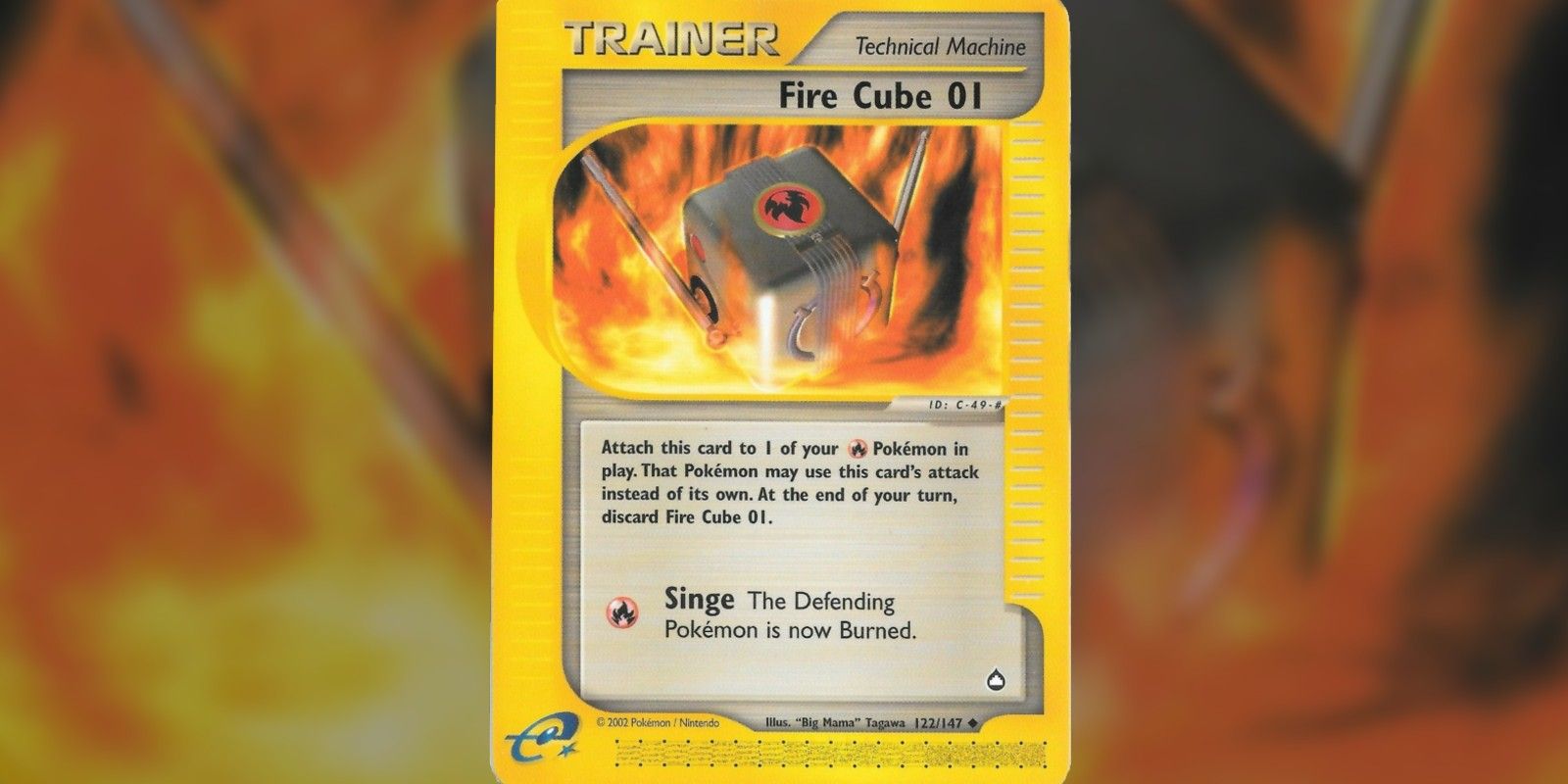 trainer card that grants a new fire move.