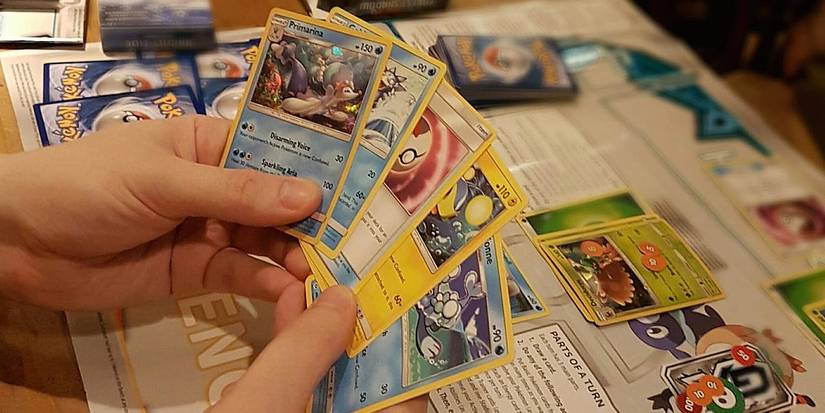 pokemon tcg player hand