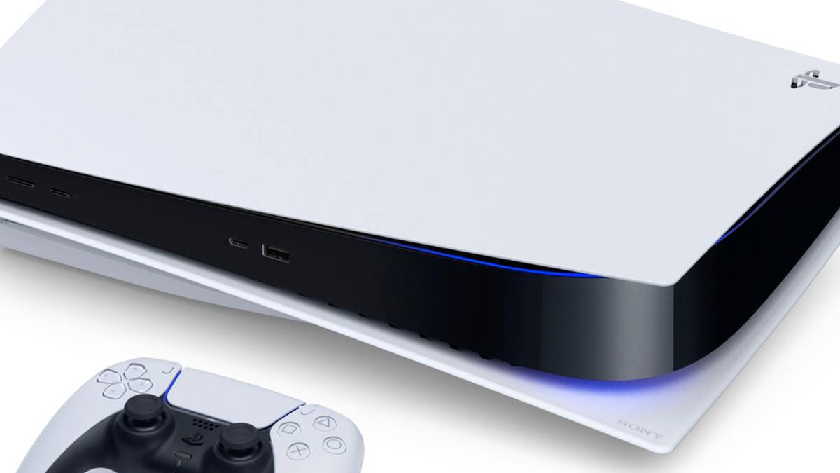 playstation 5 with controller