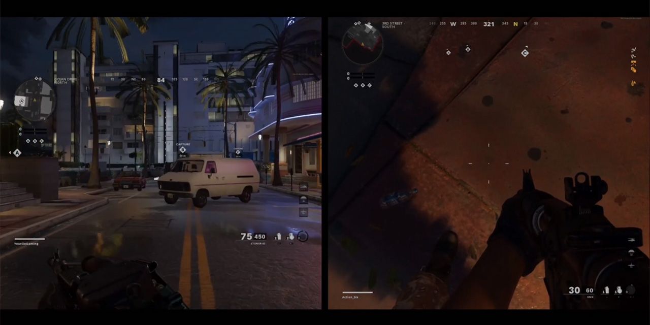 call of duty cold war 2 player split screen