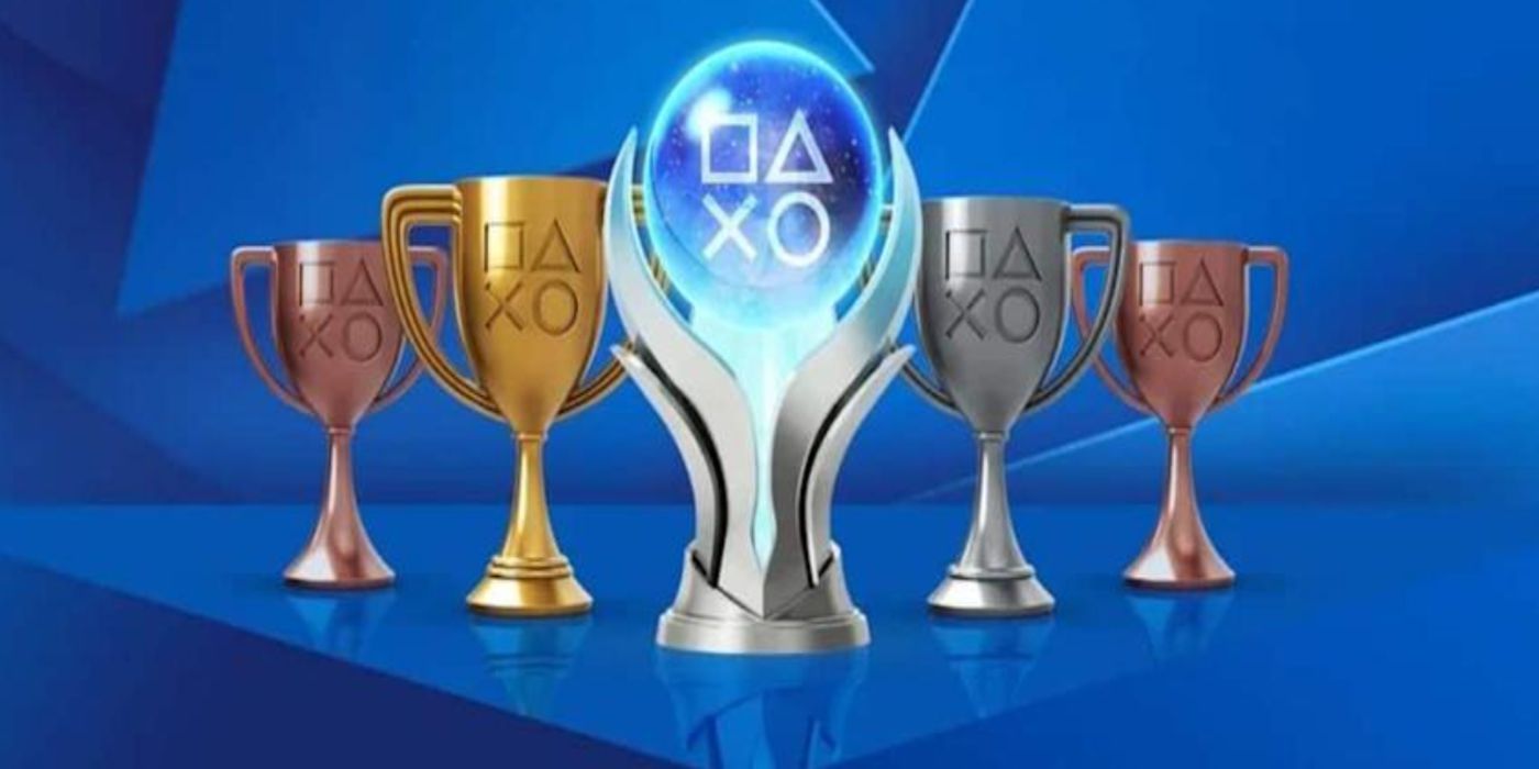 ps5 trophies lined up