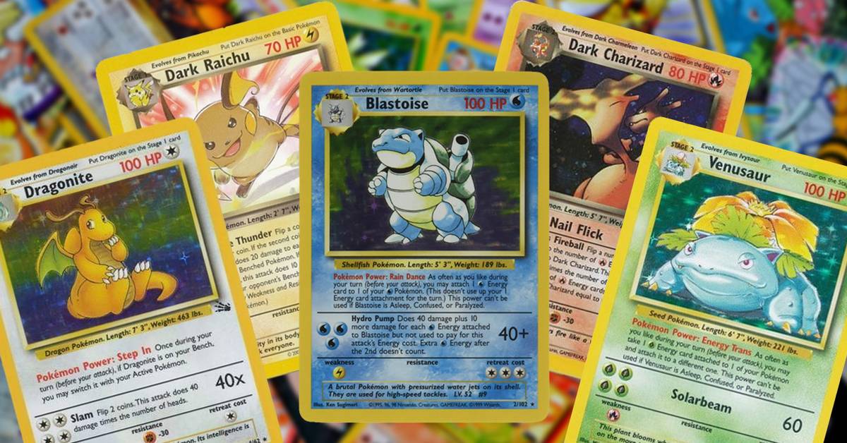 Pokemon TCG: 10 Cards From Your Childhood That Are Worth A Fortune