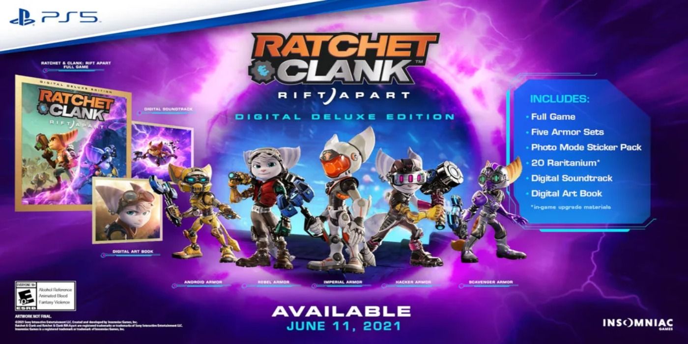 ratchet and clank rift apart digital deluxe edition promo image