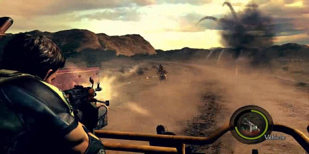 Motorbike chase from Resident Evil 5
