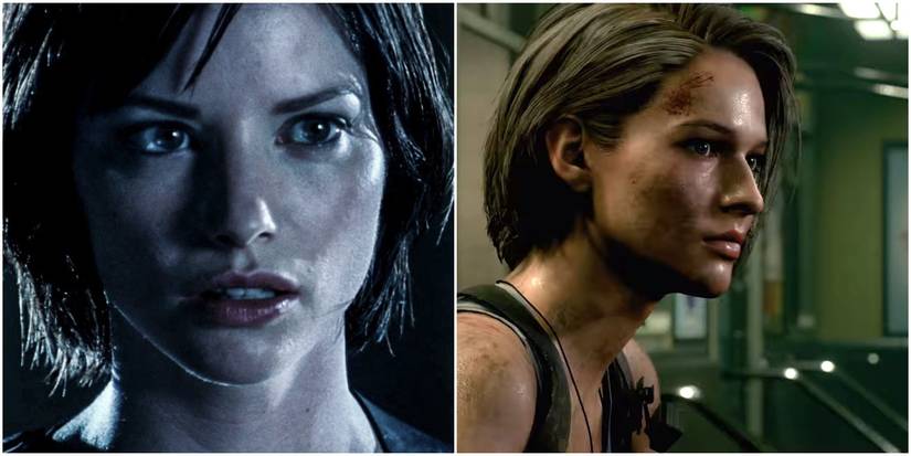 resident evil jill valentine movie game split