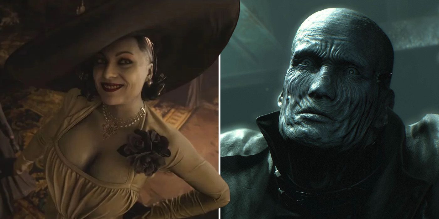 Lady Dimitrescu looks like an upgraded Mr. X in Resident Evil