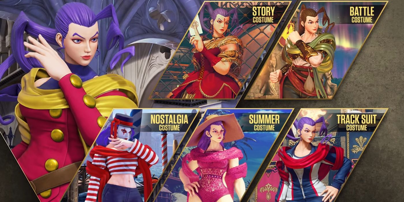 Rose Street Fighter 5 Outfits