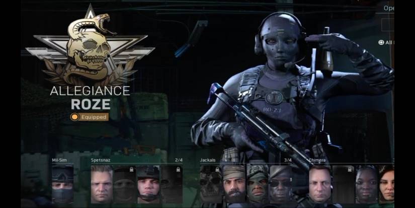 roze rook skin operator menu cod warzone