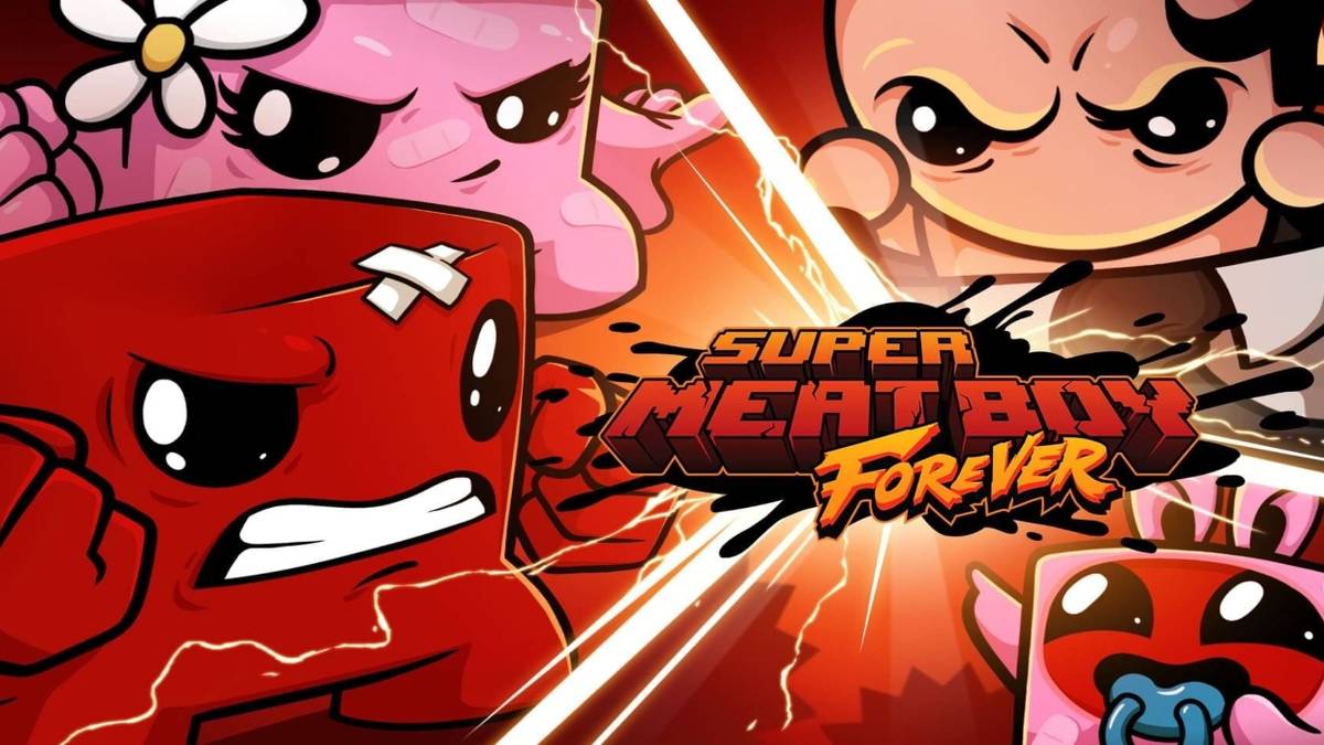 super meat boy forever keyart