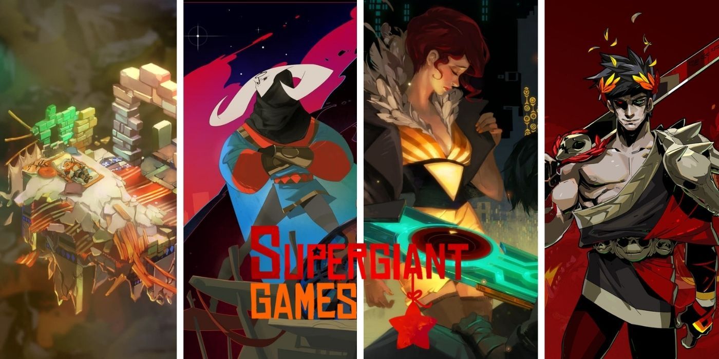 art from all four of supergiant games' games