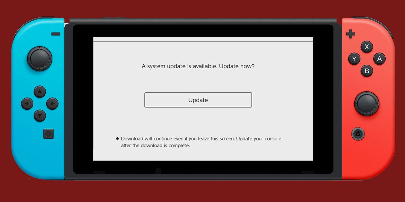 nintendo switch system update 12.0