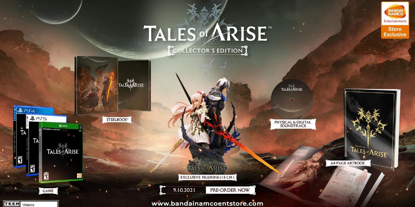 tales of arise collectors edition contents