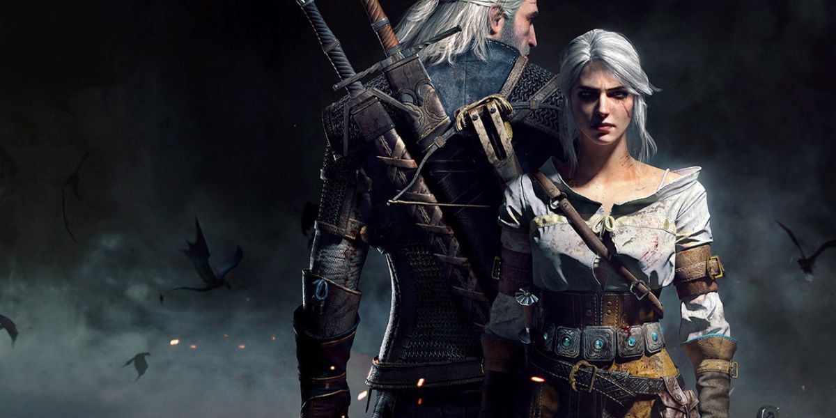 Ciri and Geralt in The Witcher 3