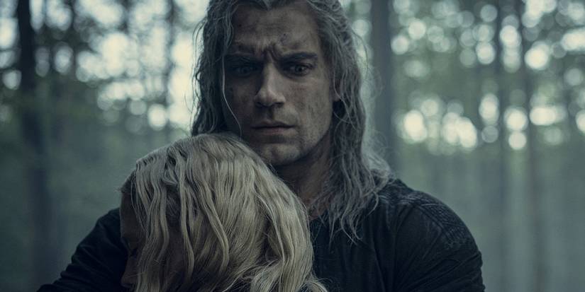 Ciri and Geralt in the Witcher Netflix show