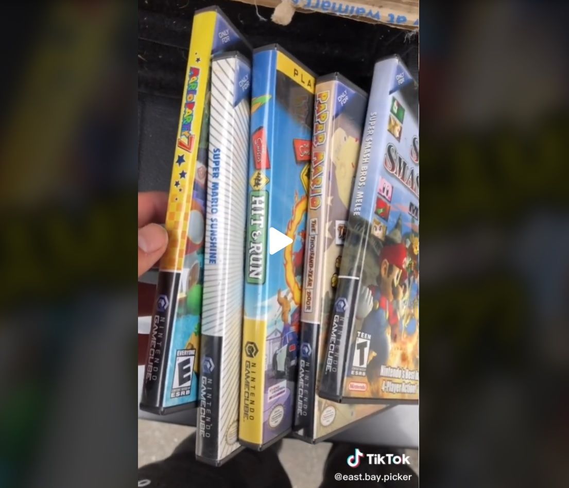 tiktok gamecube garage sale