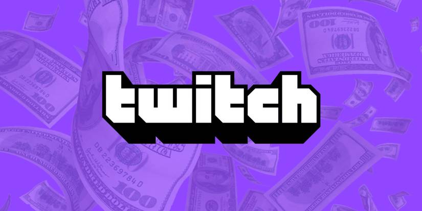 The Twitch logo with money behind it