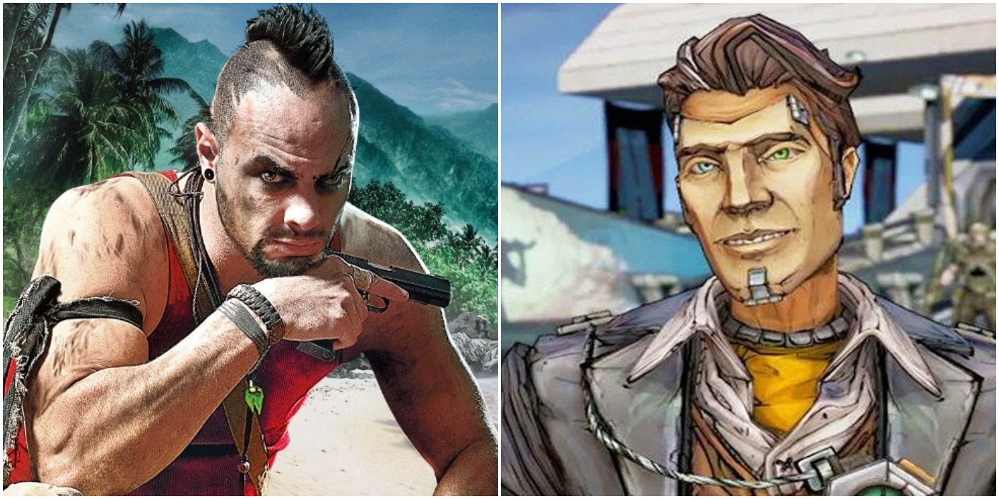 (Left) Vaas from Far Cry 3 (Right) Handsome Jack from Borderlands 2