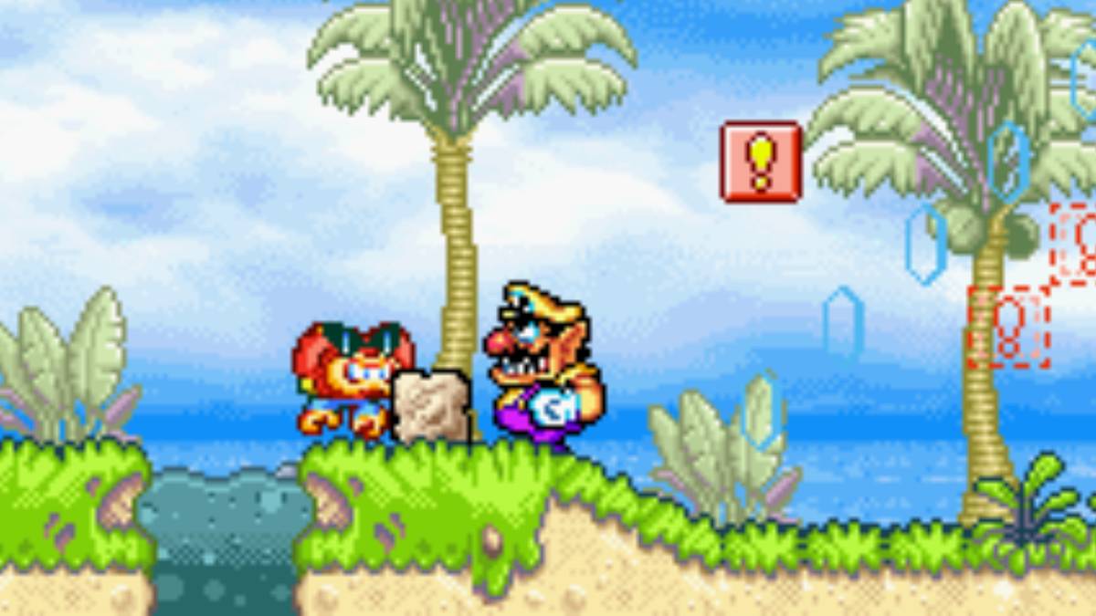 wario land 4 palm tree paradise