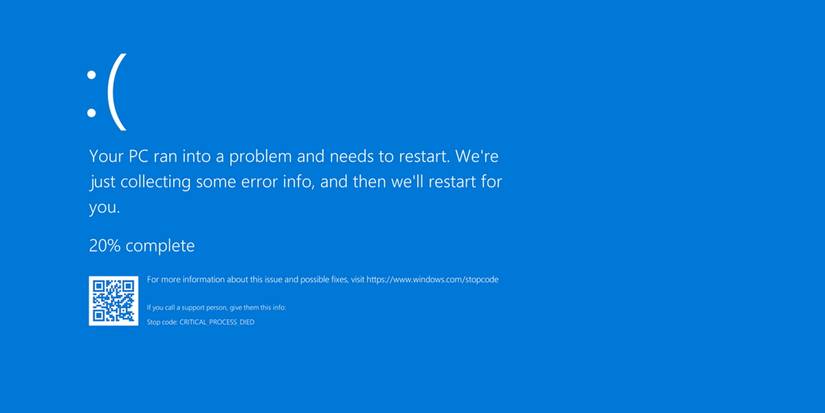 Windows 10 Blue Screen of Death