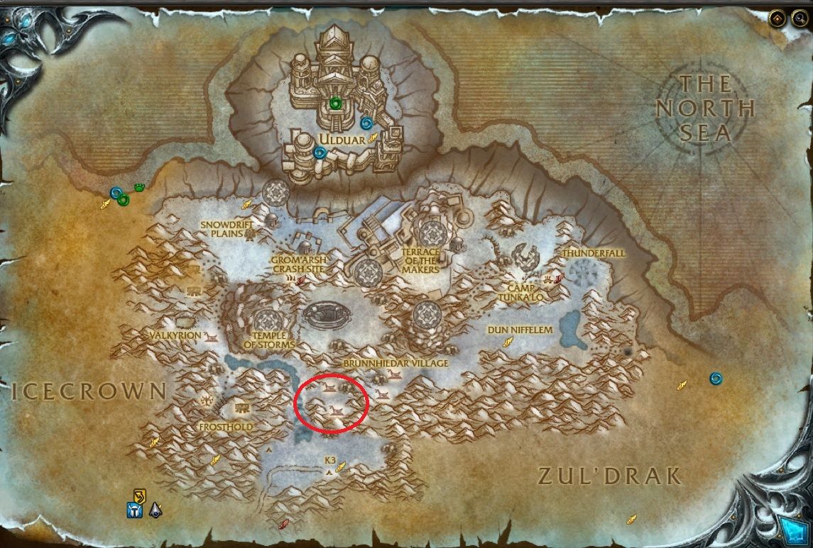 world of warcraft storm peaks rescue goblins quest location