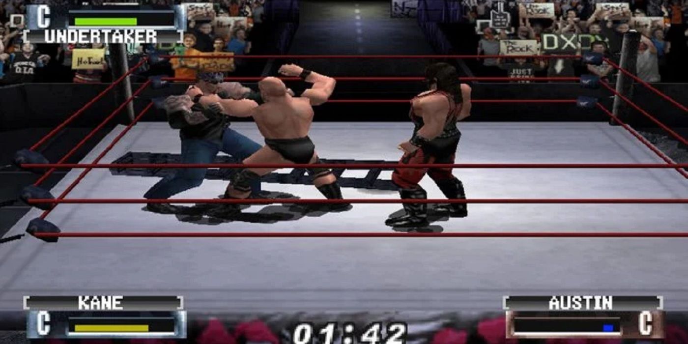wwe no mercy- in-ring fighting gameplay
