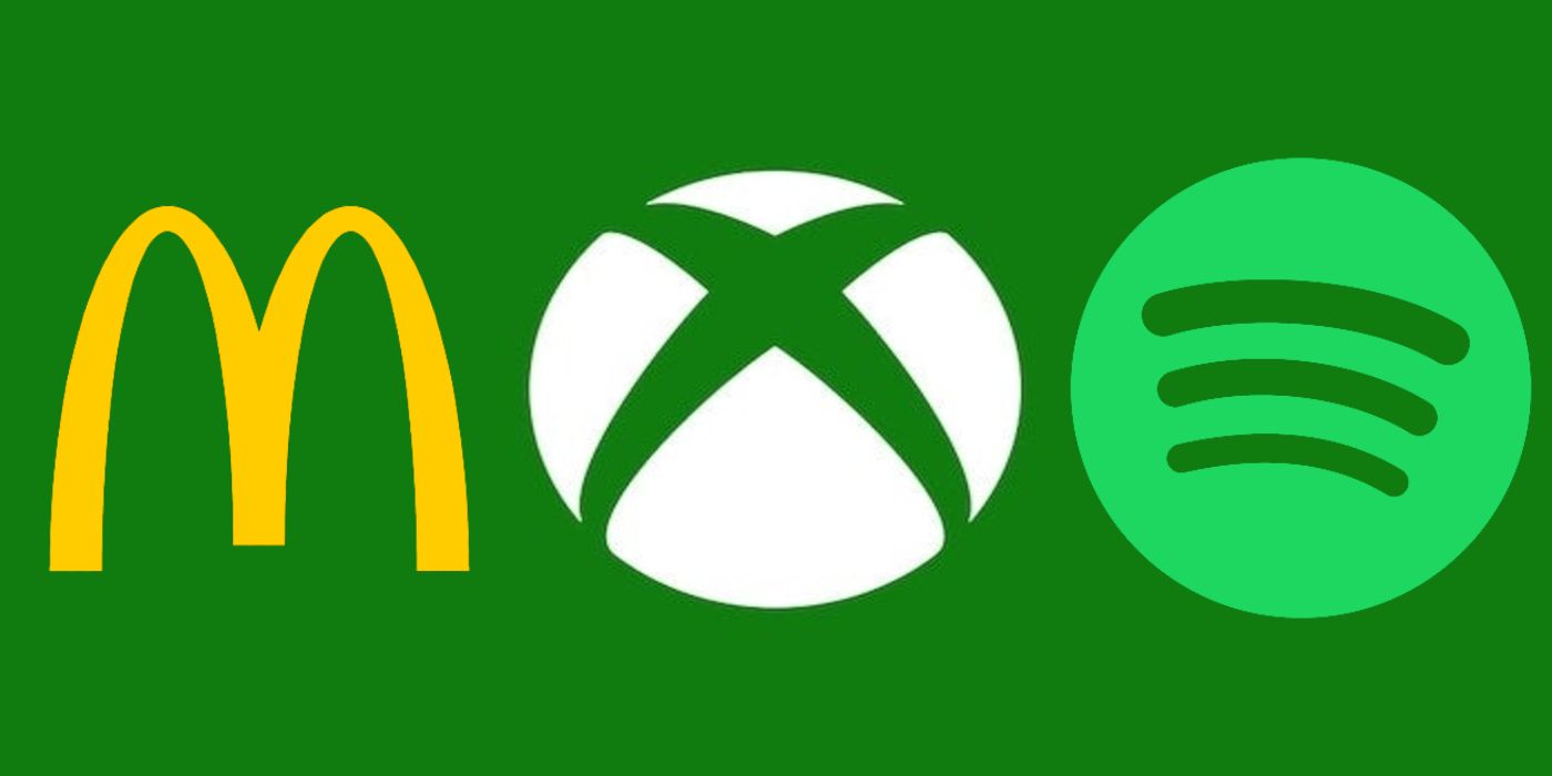 xbox mcdonalds spotify logos