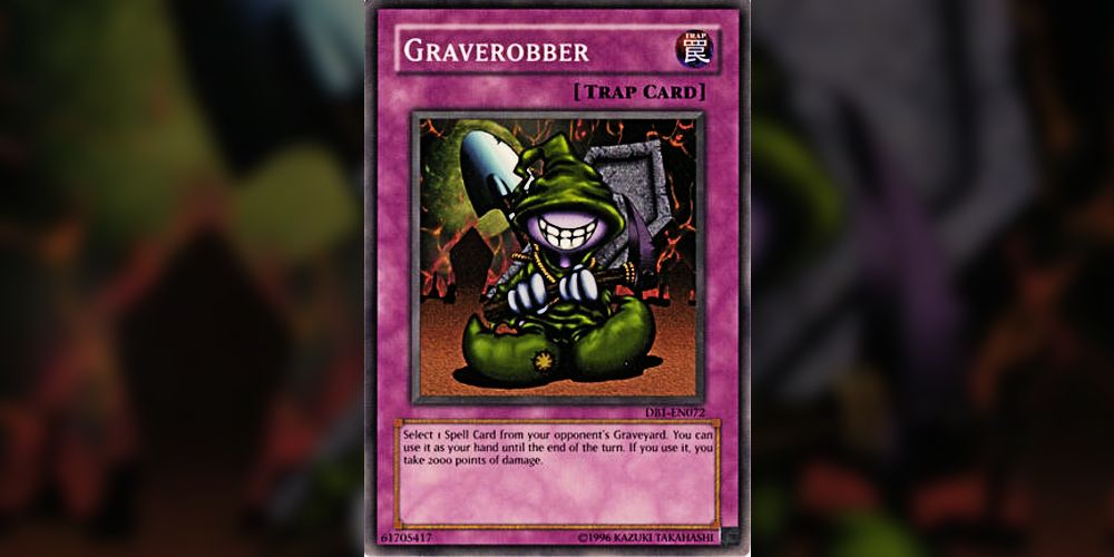 trap card that lets a player take a spell card from their opponent's graveyard.