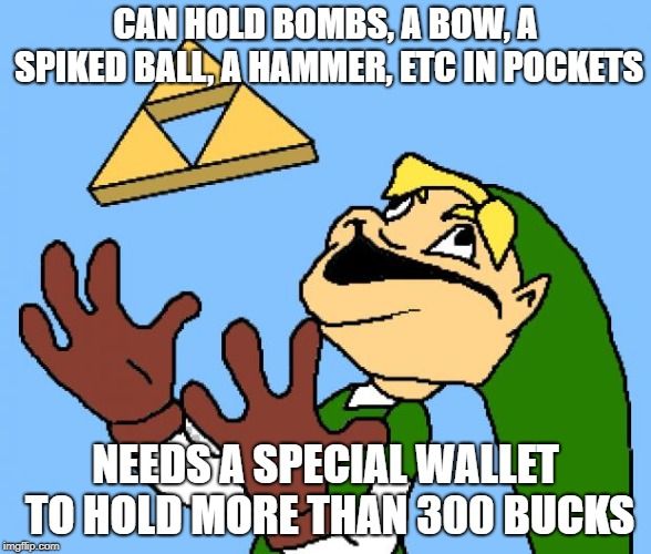 Old Video Game Memes Relevant Link's Pockets