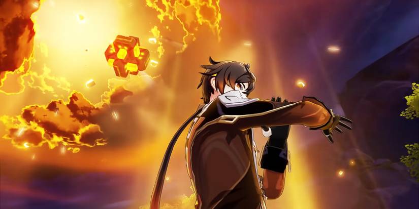 genshin impact zhongli burst meteor