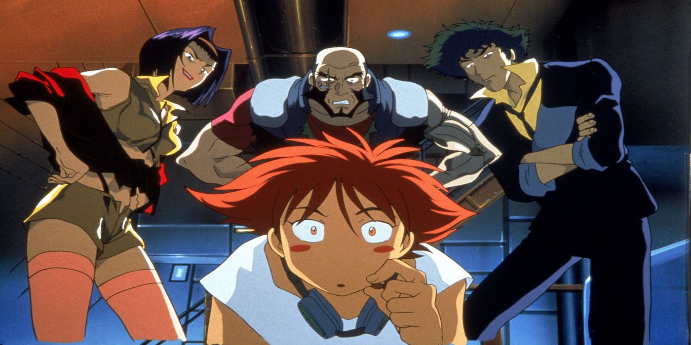 Spike, Ed, Faye, and Jet from Cowboy Bebop