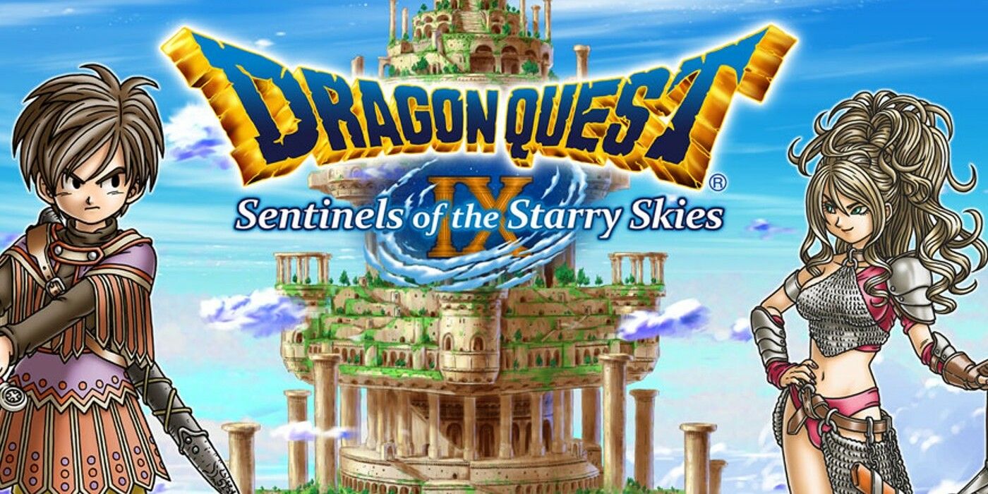 The box art from Dragon Quest IX