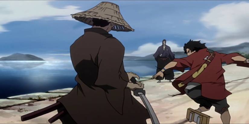 Mugen in a fight from Samurai Champloo
