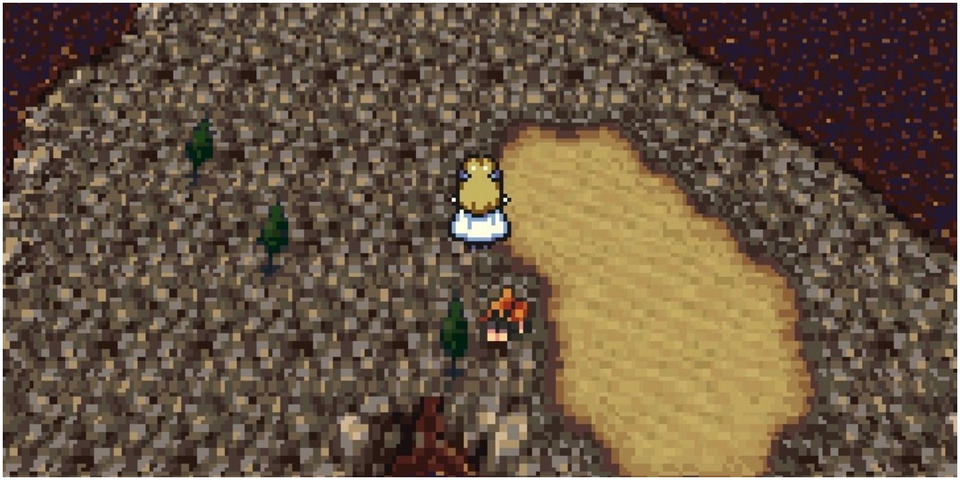 Celes in the world of ruin in Final Fantasy VI