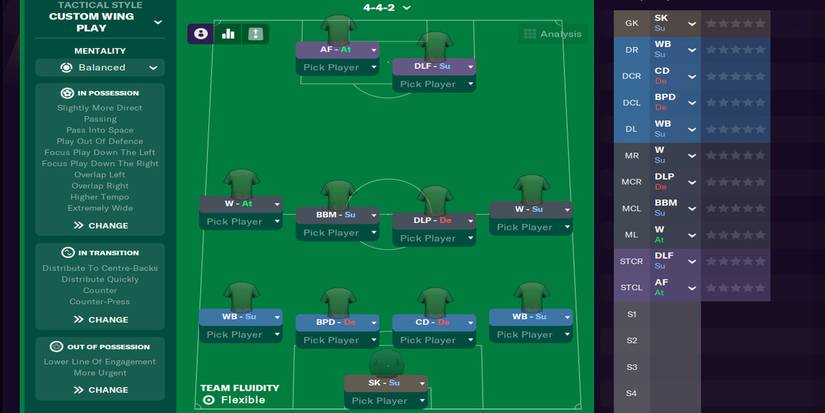 442 wing play - shape