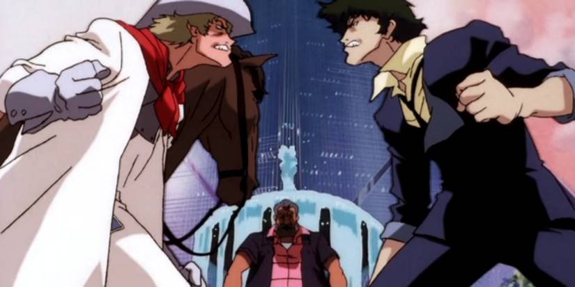 Spike, the Teddy Bomber, and Andy from Cowboy Bebop