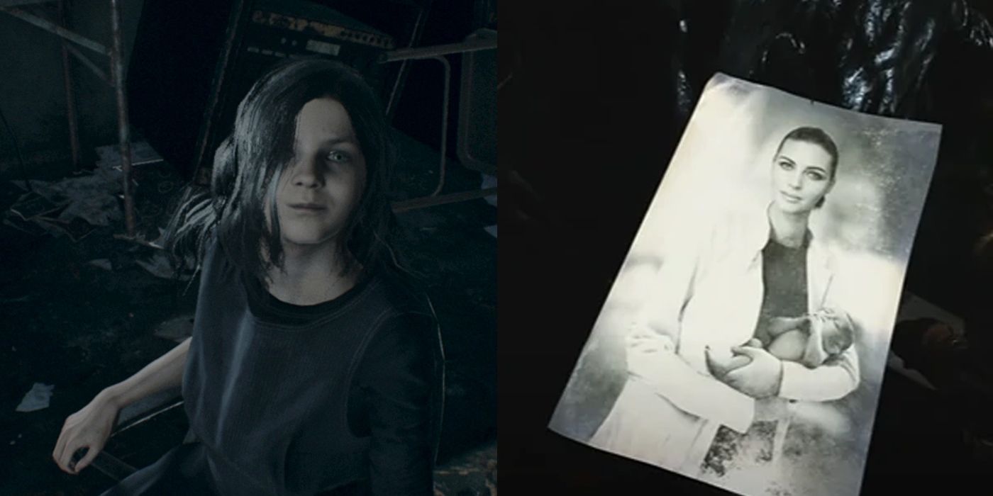A child Eveline beside a photo of Miranda with baby Eveline - Events Happening Between RE 7 And RE 8