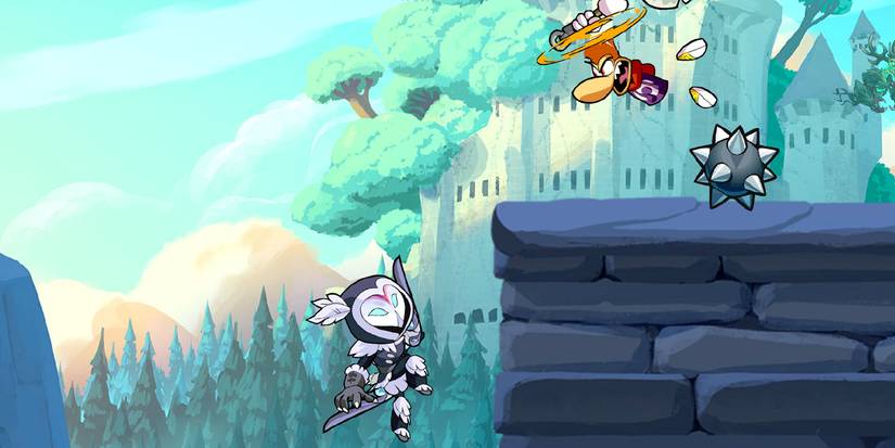 A player tries to make a recovery off stage - Brawlhalla Mistakes