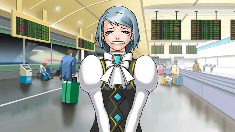 Phoenix Wright Ace Attorney Franziska von Karma Crying Sprite