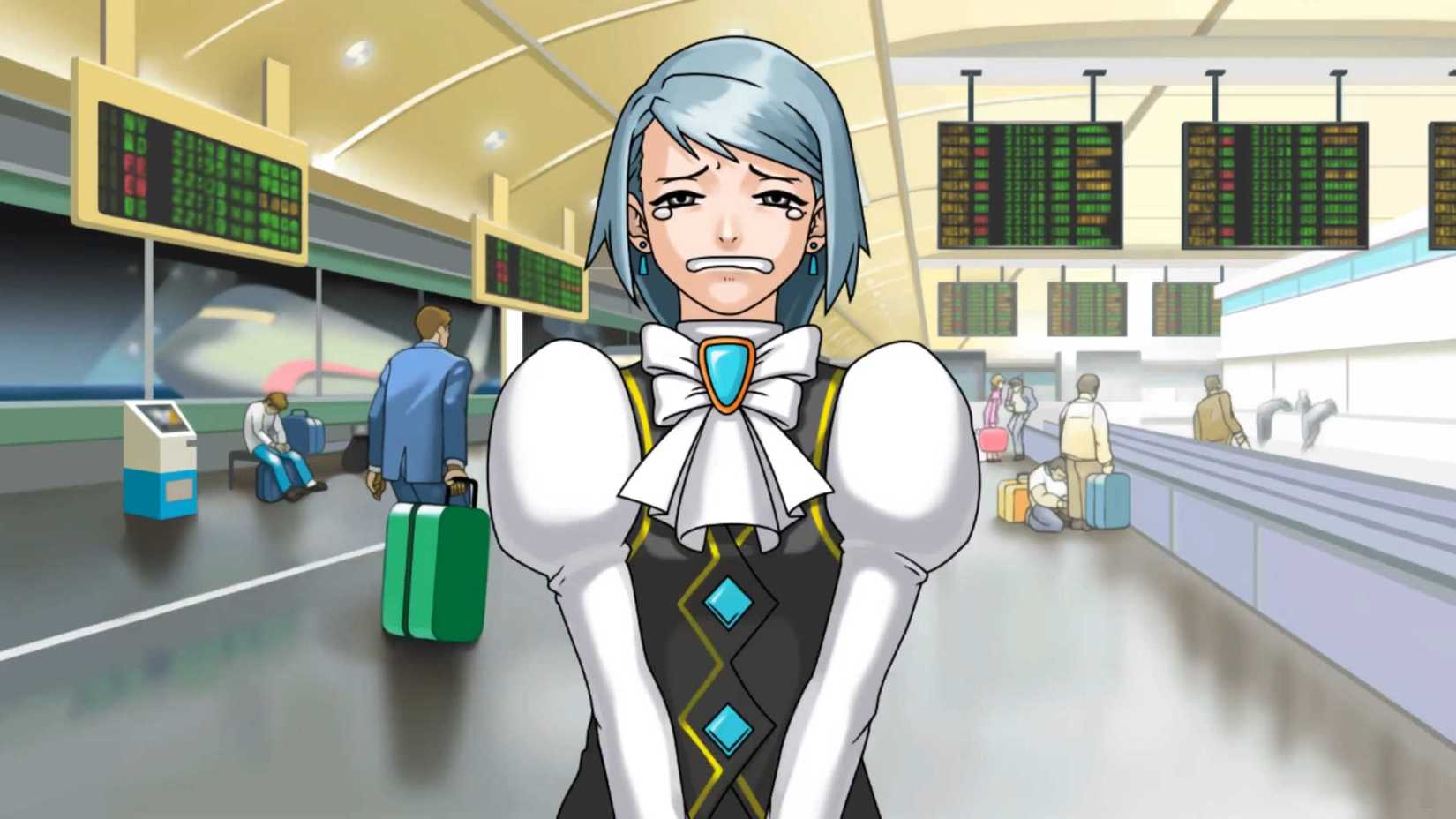 Phoenix Wright Ace Attorney Franziska von Karma Crying Sprite