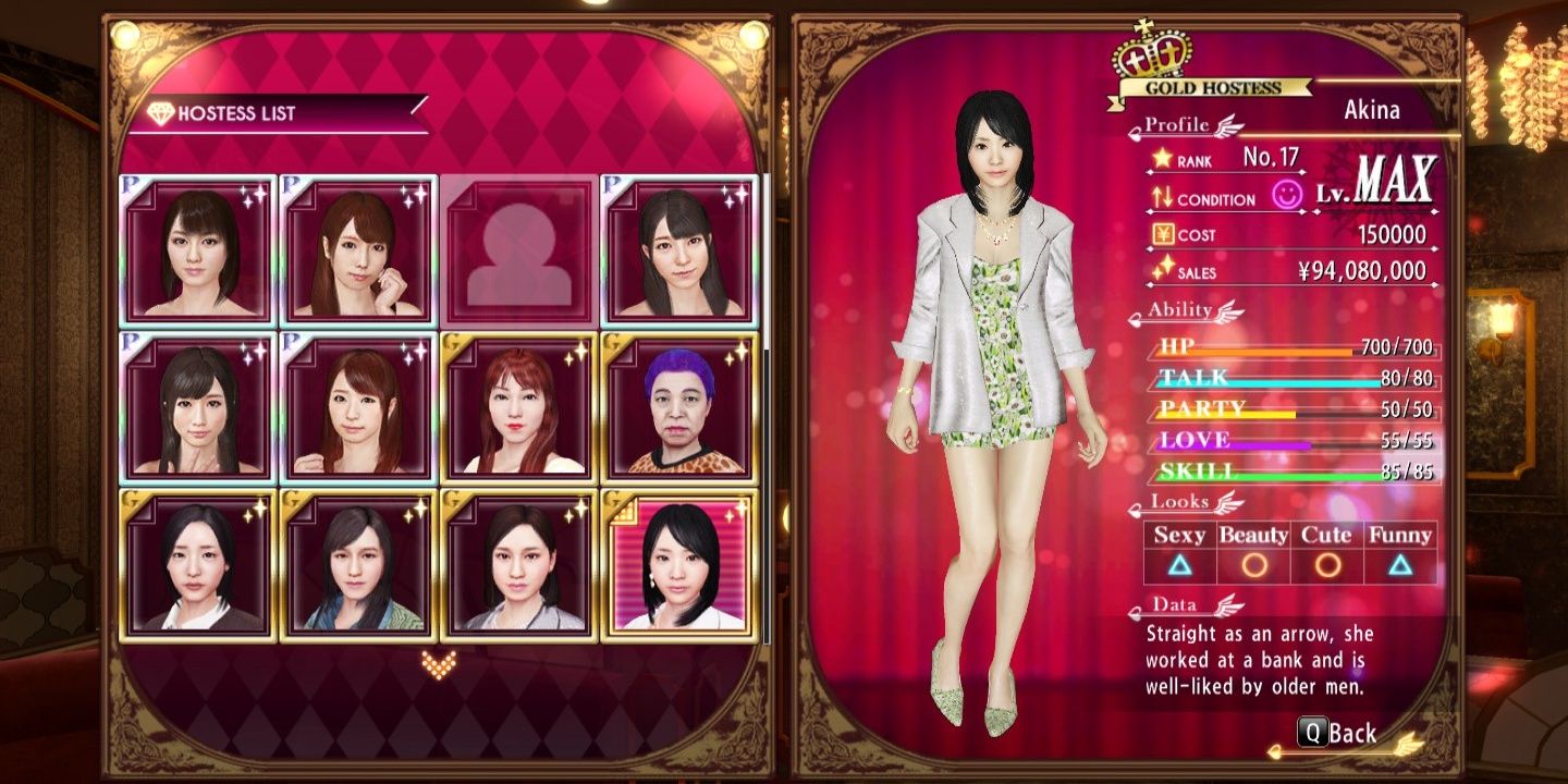 Akina in Yakuza 0