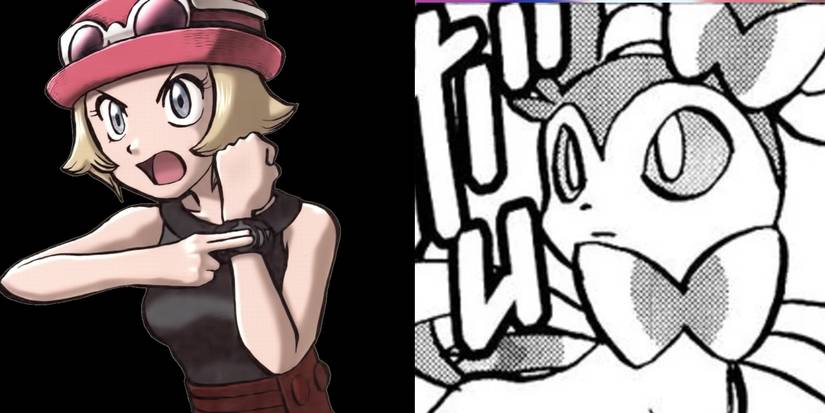 Manga images of the Pokemon Amie