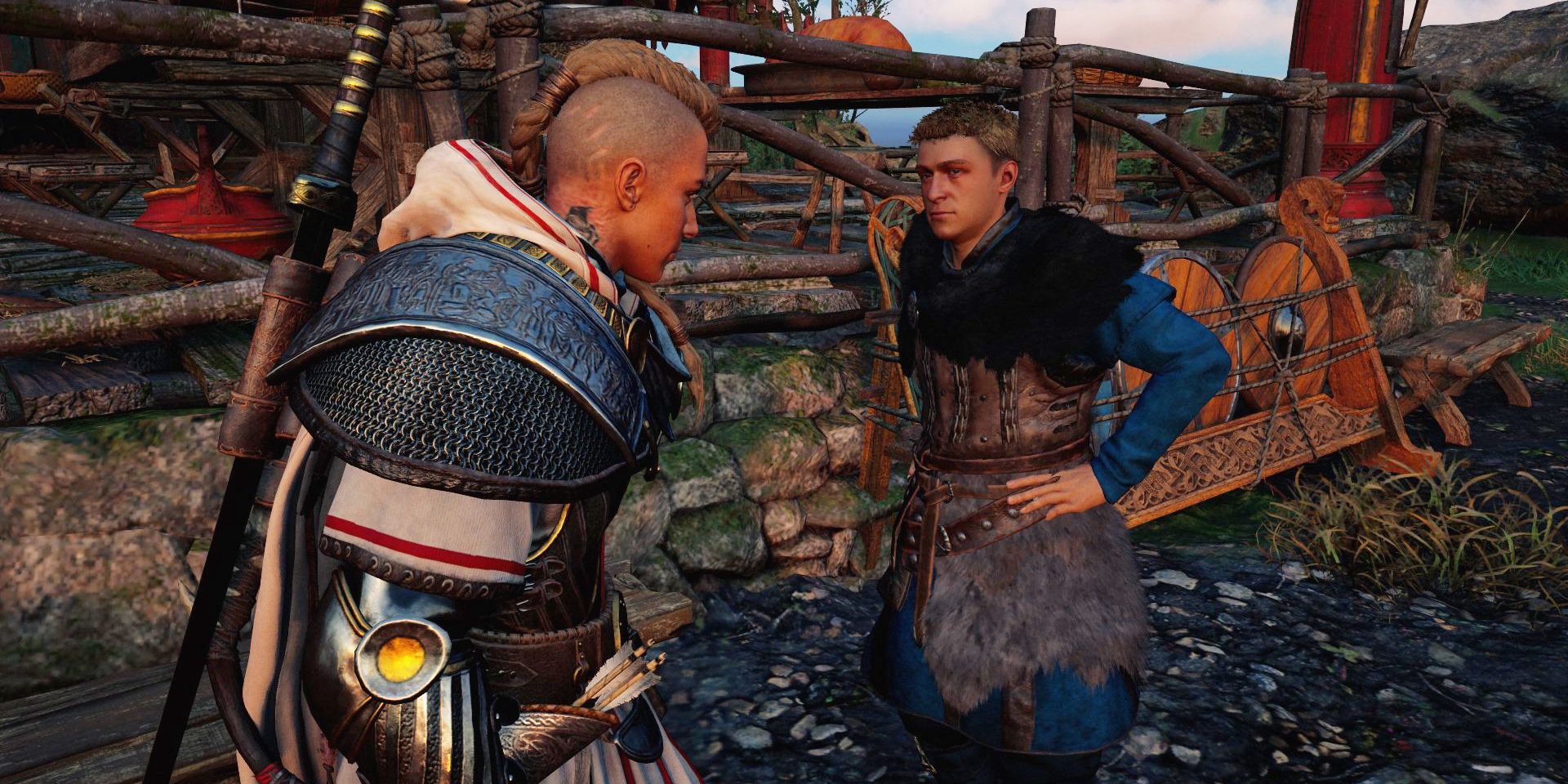 the player looking at prince sickfrith after their fight.