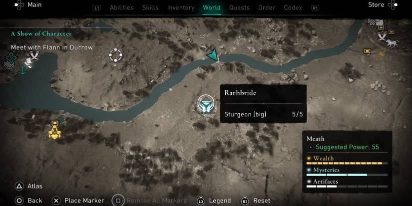 rathbride mystery on map in ireland.