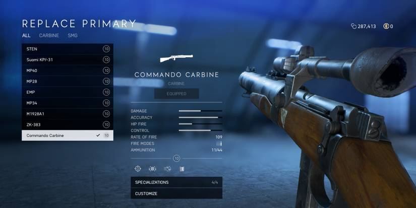 Battlefield V Commando Carbine Unlock